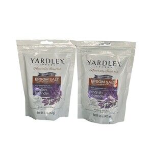 Yardley London  English Lavender Epsom Salt With Essential Oils 16oz Each (2pk)